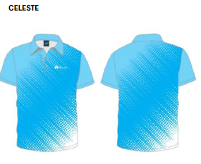 Celeste Shirt ~Colours: Sky Blue โข Royal Blue โข White
