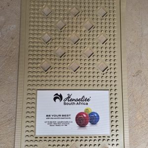 Henselite Branded Bowls Mats