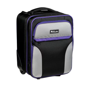 Henselite HT655 Lawn Bowls Trolley Bag BLACK/GREY/PURPLE