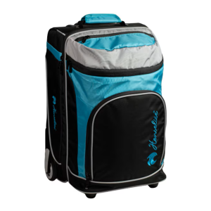 Henselite Pro Trolley Series III Lawn Bowls Bag BLACK/GREY/AQUA