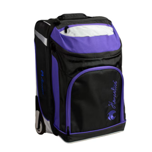 Henselite Pro Trolley Series III Lawn Bowls Bag BLACK/GREY/PURPLE