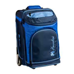 Henselite Pro Trolley Series III Lawn Bowls Bag NAVY/LIGHT BLUE/SKY BLUE